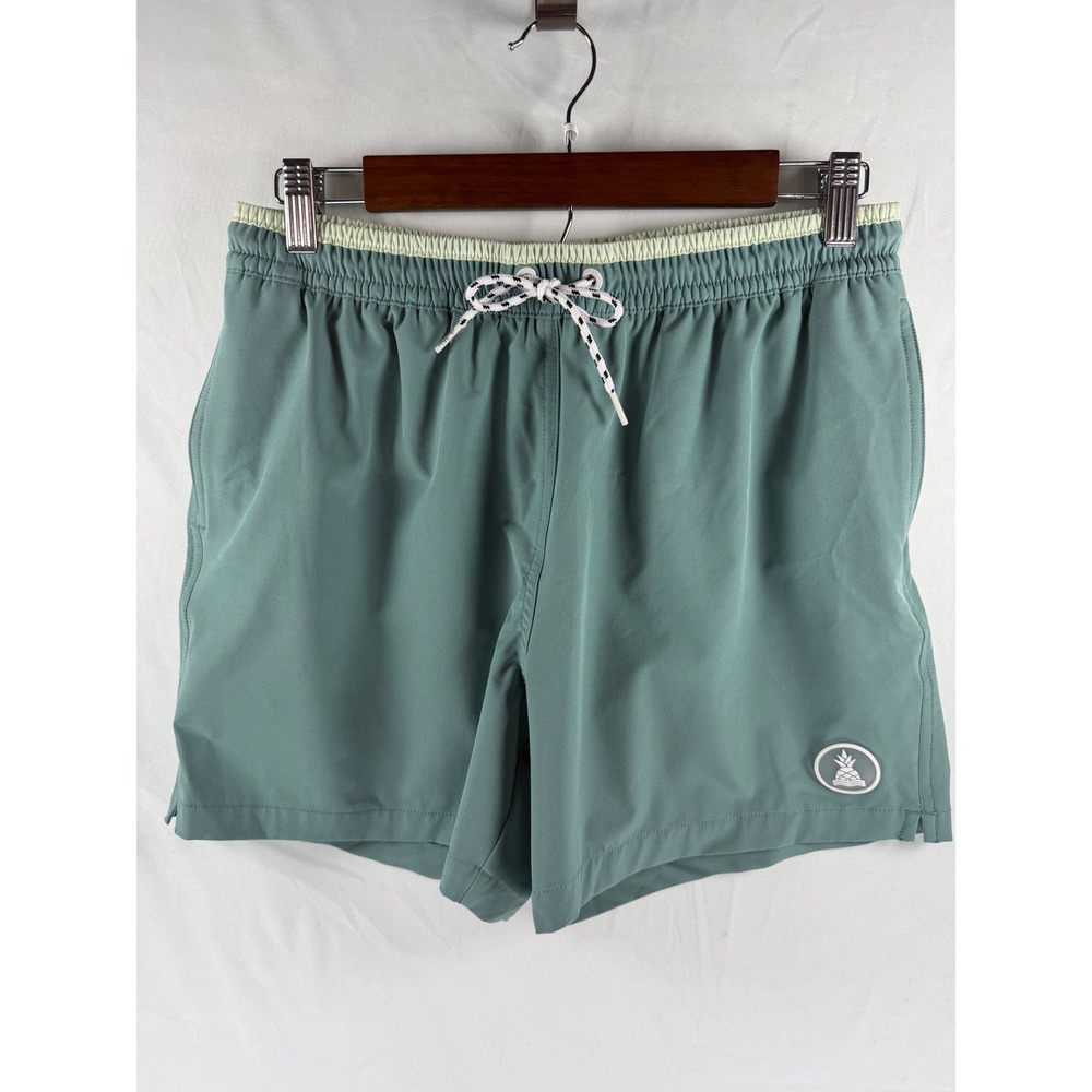 Chubbies Mens Sage Green Swim Trunks 5.5 Inch Inseam Mesh Lined Size Medium nwot